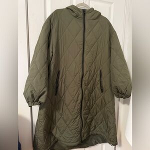 Olive Quilted Zara Jacket